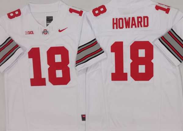 Men's Ohio State Buckeyes #18 Will Howard White 2025 F.U.S.E. Limited Stitched Jersey,We sell and wholesale Men's Ohio State Buckeyes #18 Will Howard White 2025 F.U.S.E. Limited Stitched Jersey on line form chian!